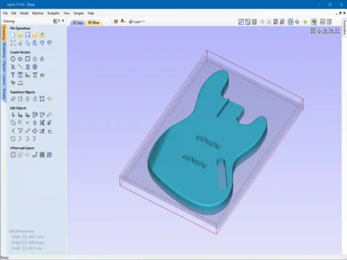 Fender Jazz Bass 3D CAD Model