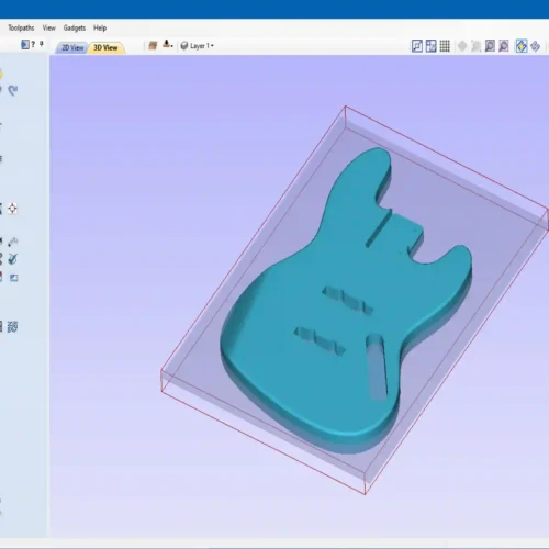 Fender Jazz Bass 3D CAD Model