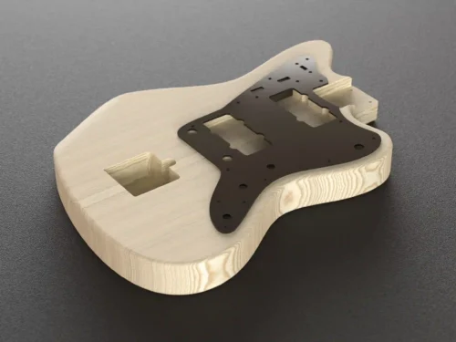 Fender Jazzmster Body 3D CAD Guitar Model