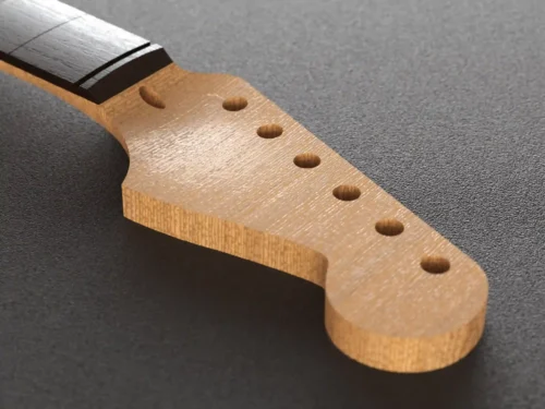 Fender Jazzmaster Neck 3D CAD Guitar Model