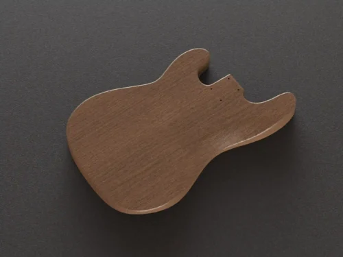 Fender Precision Bass Body 3D CAD Model