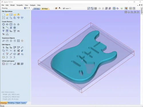 Fender Stratocaster 3D CAD Guitar Model