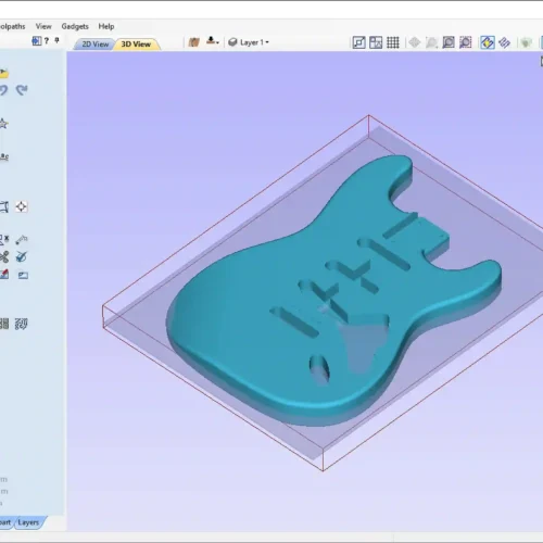 Fender Stratocaster 3D CAD Guitar Model