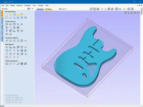 Fender Stratocaster American Ultra 3D CAD Guitar Model