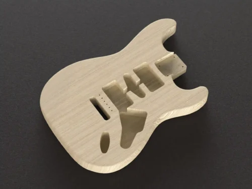Fender Stratocaster Body HSH 3D CAD Guitar Model