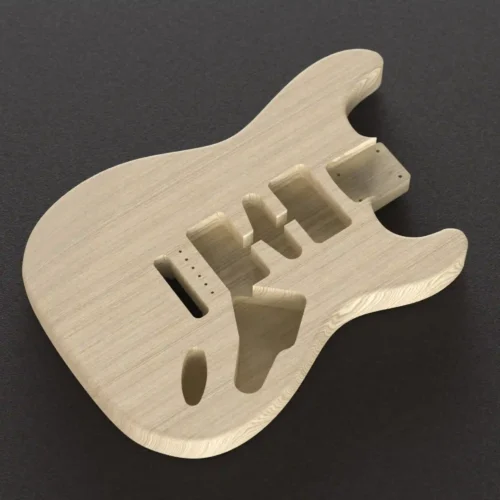 Fender Stratocaster Body HSH 3D CAD Guitar Model