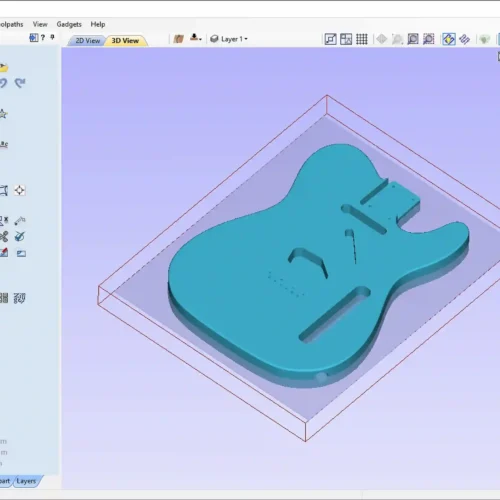 Fender Telecaster 3D CAD Guitar Model