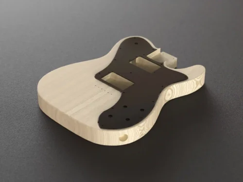 Fender Telecaster 72 Deluxe Body 3D CAD Guitar Model