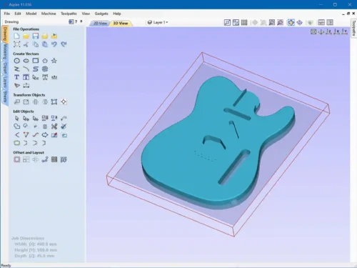 Fender Telecaster American Ultra 3D CAD Guitar Model