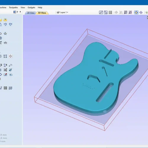 Fender Telecaster American Ultra 3D CAD Guitar Model