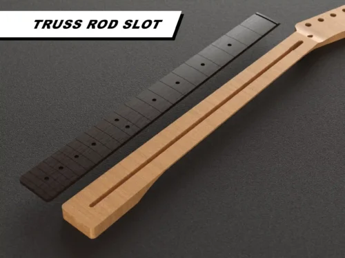 Fender Telecaster Neck 3D CAD Guitar Model