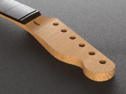 Fender Telecaster Neck 3D CAD Guitar Model