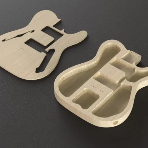 Fender Telecaster Thinline 72 Body 3D CAD Guitar Model