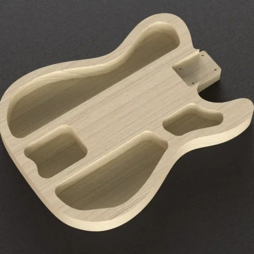 Fender Telecaster Thinline Body 3D CAD Guitar Model