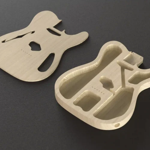 Fender Telecaster Thinline Body 3D CAD Guitar Model