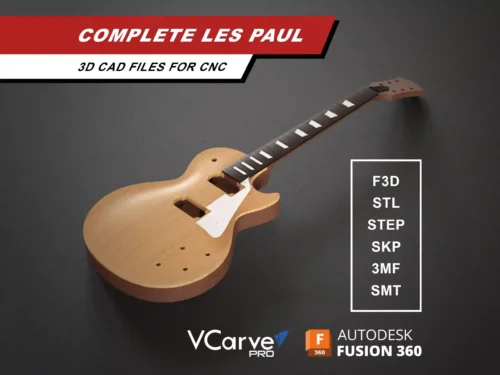 Gibson Les Paul 3D CAD Guitar Model