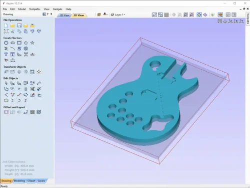 Gibson Les Paul 3D CAD Guitar Model