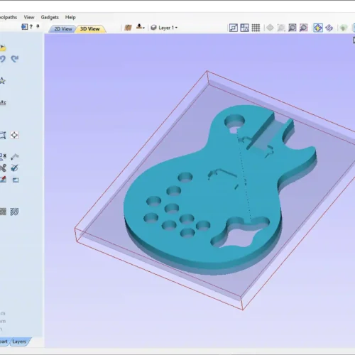 Gibson Les Paul 3D CAD Guitar Model