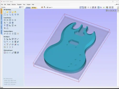 Gibson SG 3D CAD Guitar Model