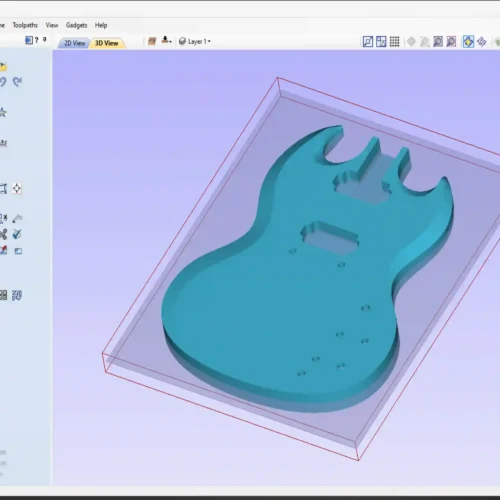 Gibson SG 3D CAD Guitar Model