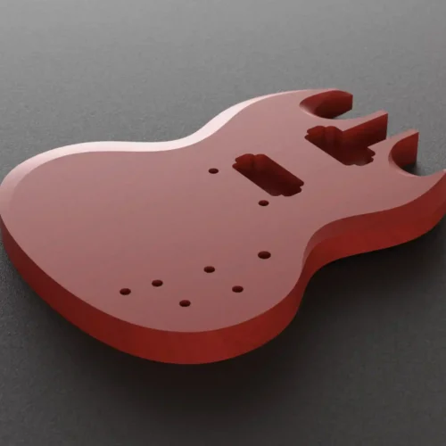 Gibson SG 3D CAD Guitar Model